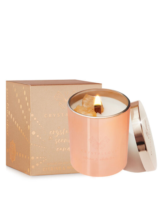 Crystallove Crystallove Świeca zapachowa Limited edition Złoty