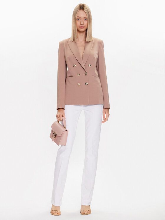 PINKO Pinko Sakoi Alexia PE 23 BLK01 100256 A0IG Bež Regular Fit