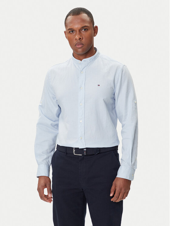 Tommy Hilfiger Tommy Hilfiger Košile MW0MW40716 Světle modrá Regular Fit