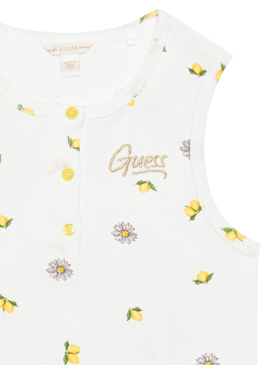 Guess Guess Top J6GI02 KF794 Weiß Regular Fit