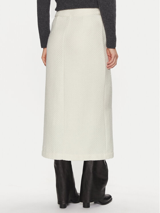 Karen by Simonsen Karen by Simonsen Gonna midi Pepper 10105053 Écru Regular Fit