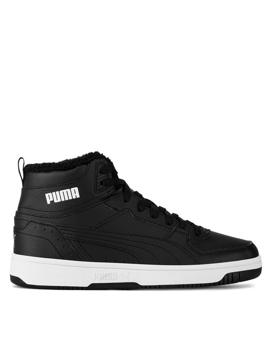 Męskie Sneakersy Puma, Rozmiar 44, Czarne, REBOUND JOY FUR 37557601