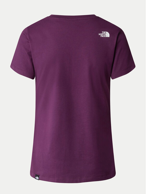 The North Face The North Face T-Shirt Simple Dome NF0A87NH Fialová Regular Fit