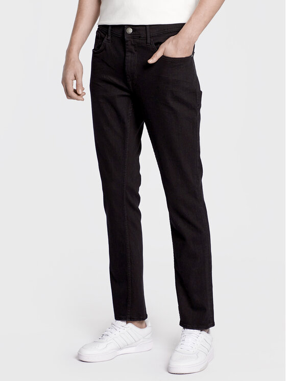Blend Jeans hlače Jet 20715008 Črna Slim Fit