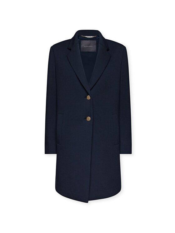 Elena Mirò Elena Mirò Cappotto invernale 8141P000051N034 Blu Regular Fit