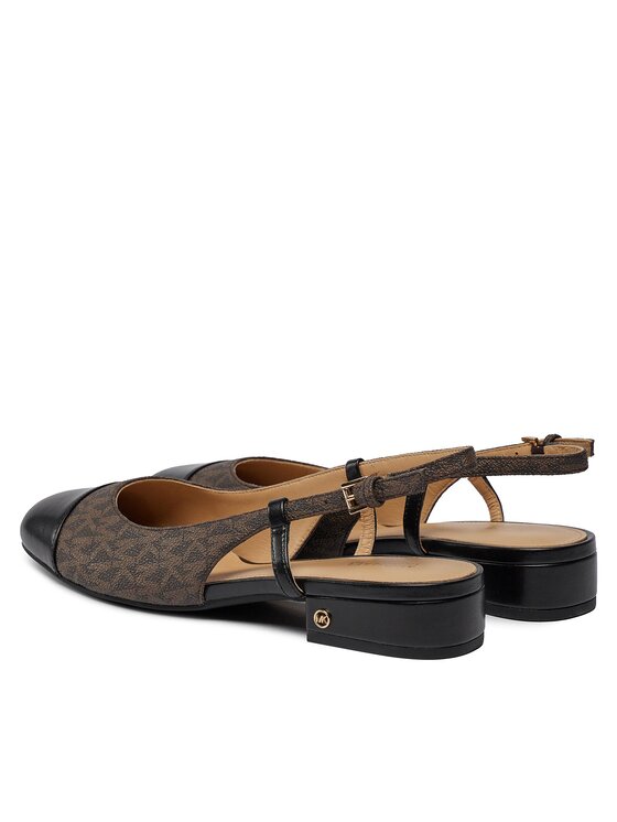 MICHAEL Michael Kors MICHAEL Michael Kors Sandały Perla Flex Sling Flat 40R4PLFP1B Brązowy