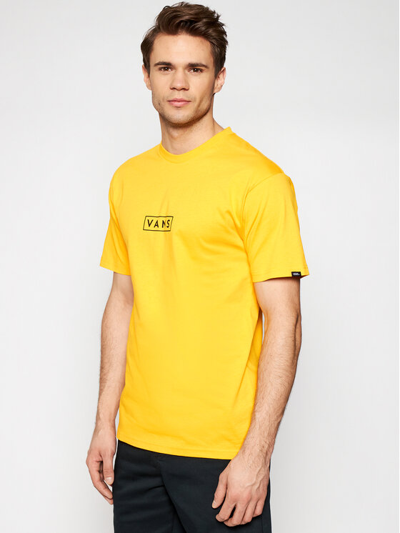 Vans T Shirt Classic Easy Box Vn0a5e81 Żółty Classic Fit Modivopl 1283