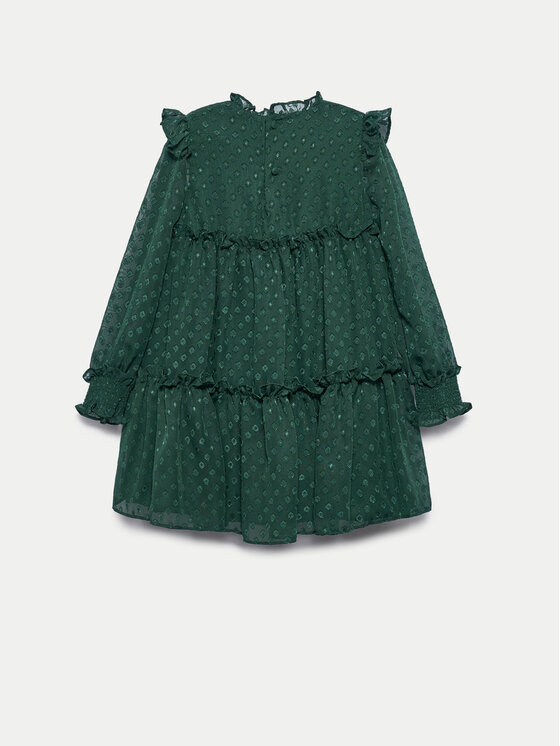 Abel & Lula Abel & Lula Vsakodnevna obleka 5526 Zelena Regular Fit