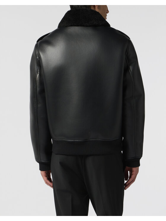 PHILIPP PLEIN PHILIPP PLEIN Giubbotto piumino 28618 Nero Regular Fit