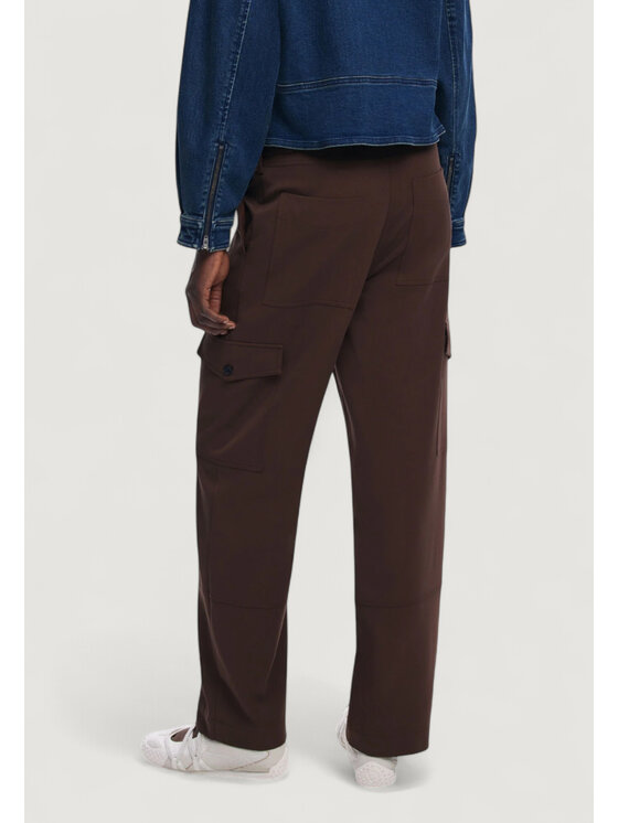 Desigual Desigual Παντελόνι chino PANT_SAGUN Καφέ Casual Fit