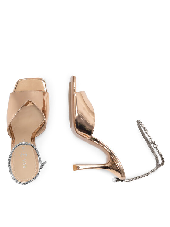 Eva Minge Eva Minge Sandalen STEPHANIE-V1051L-01 Goldfarben