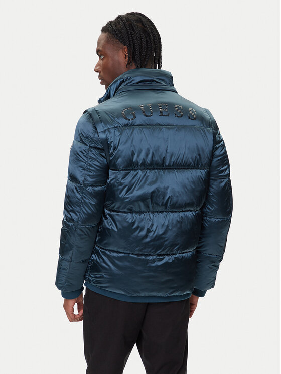 Guess Guess Zimné bundy M5BL2L WGZF2 Modrá Regular Fit