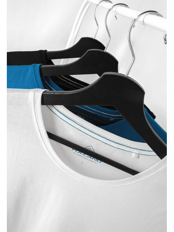 Volcano Volcano T-Shirt T-TANK Biały Regular Fit
