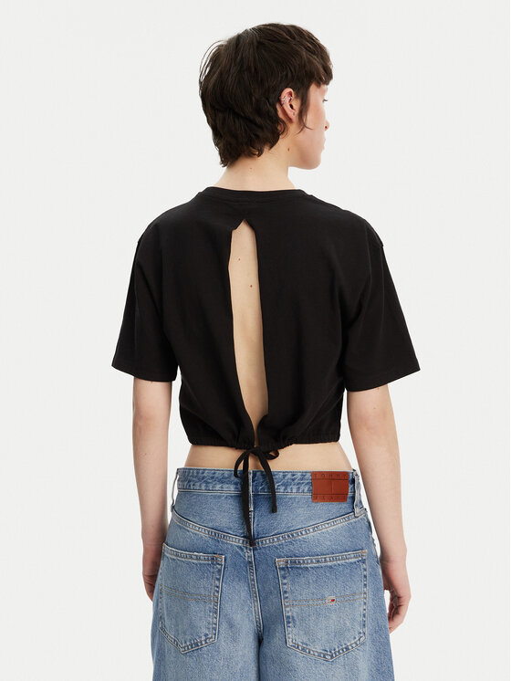 Tommy Jeans Tommy Jeans Футболка DW0DW20324 Чорний Relaxed Fit