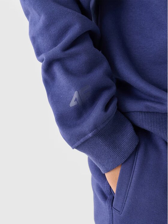 4F 4F Felpa 4FJRAW24TSWSM1829-31S Blu scuro Regular Fit