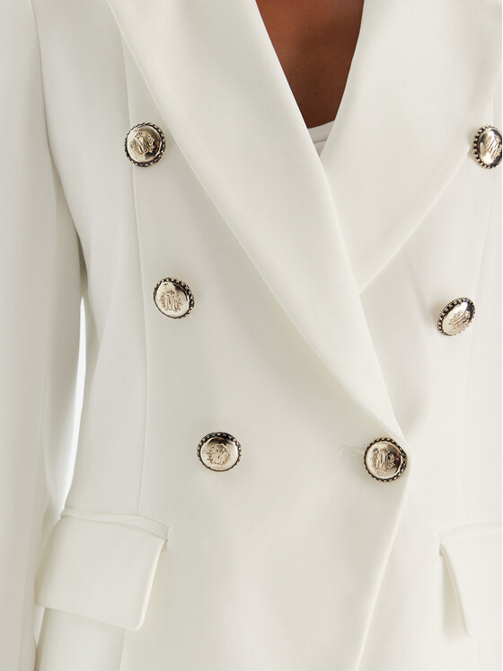 Maryley Maryley Švarkas 25IB139/43BC Balta Regular Fit