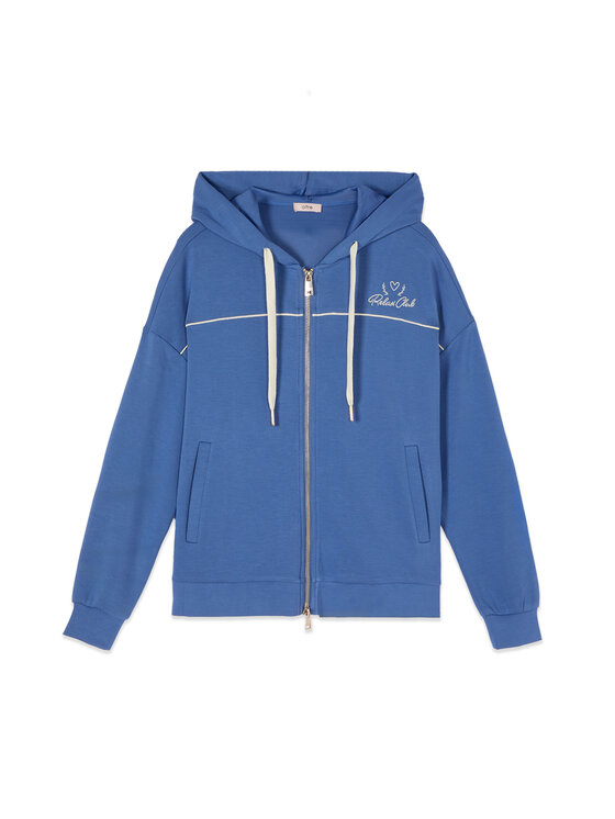 Oltre Oltre Felpa G826J004474N004 Blu Regular Fit
