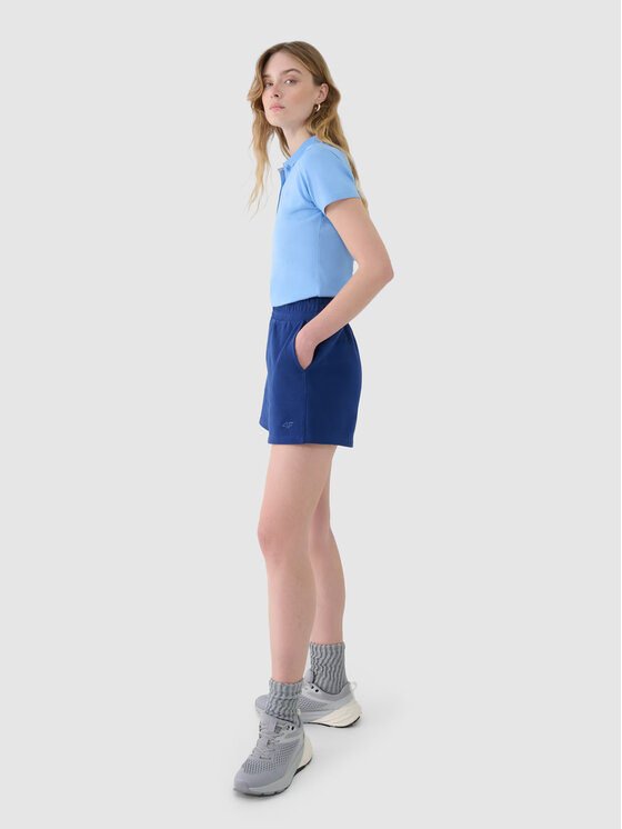 4F 4F Polokošile 4FWMM00TPTSF365-32S Modrá Slim Fit