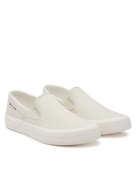 Tommy Jeans Tommy Jeans Teniși Slip On Canvas Color EM0EM01544 Bej