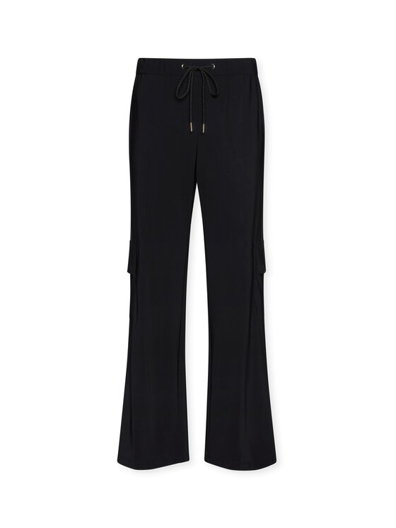 Elena Mirò Elena Mirò Spodnie materiałowe P081Z000175N033 Czarny Regular Fit