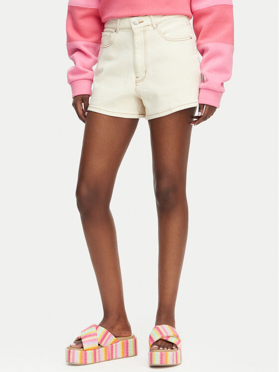 Roxy Roxy Kratke traperice Chlo Natural ERJDS03323 Bež Regular Fit