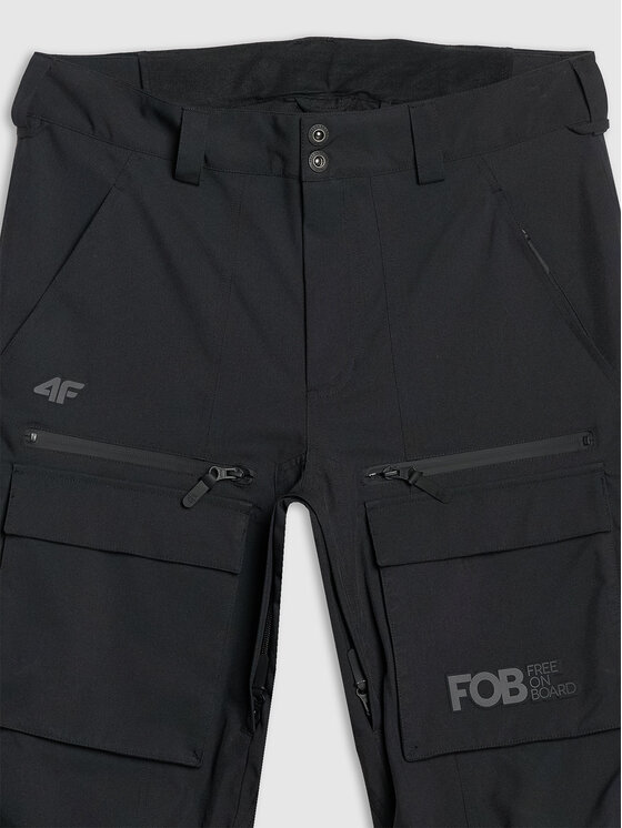 4F 4F Spodnie snowboardowe FOB Czarny Regular Fit