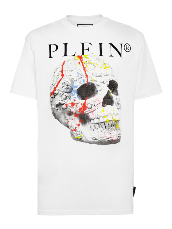 PHILIPP PLEIN PHILIPP PLEIN T-Shirt 221 Bílá Regular Fit