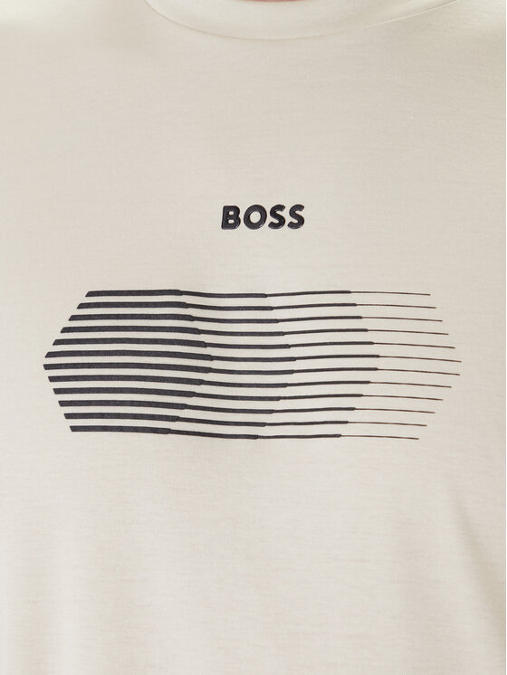BOSS BOSS T-särk TS_Unity 50554557 Beež Regular Fit