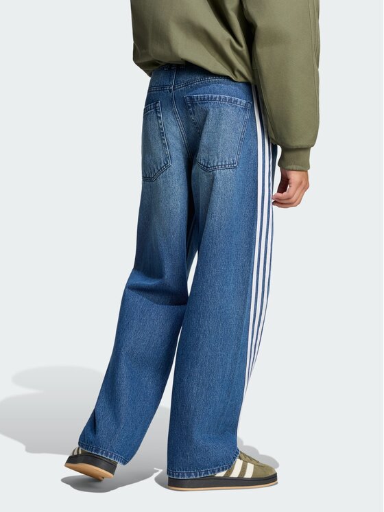 adidas adidas Jeansy 171193 Niebieski Loose Fit