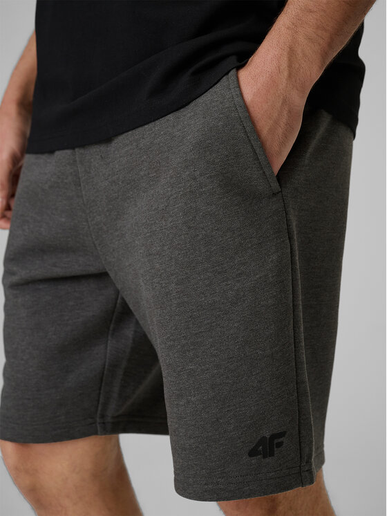 4F 4F Športové kraťasy BASIC+ Tmavosivá Regular Fit