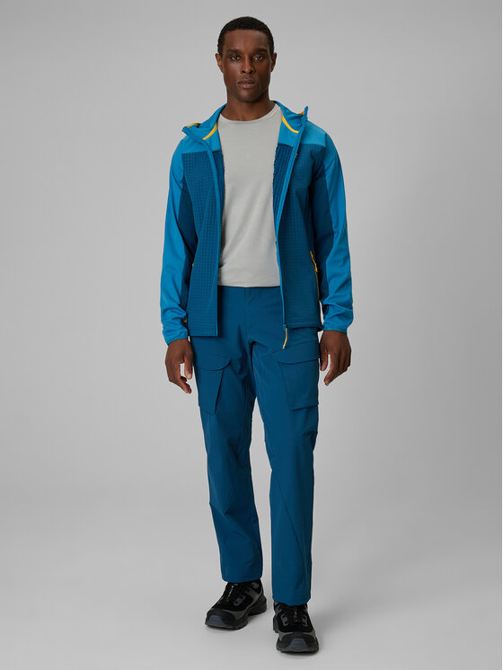 4F 4F Bluza techniczna TREKKING Niebieski Regular Fit