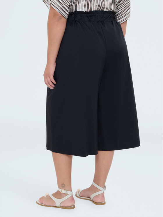 Fiorella Rubino Fiorella Rubino Pantaloni di tessuto P717L002527N033 Nero A-Line Fit