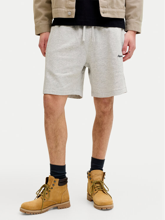 Jack & Jones Jack & Jones Αθλητικό σορτς Karl Norrebro 12292565 Εκρού Regular Fit