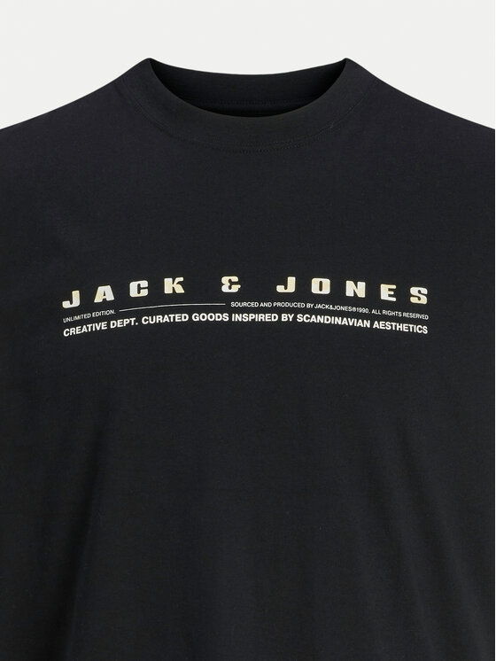 Jack&Jones Jack&Jones Tank top marškinėliai Charge 12274740 Juoda Relaxed Fit