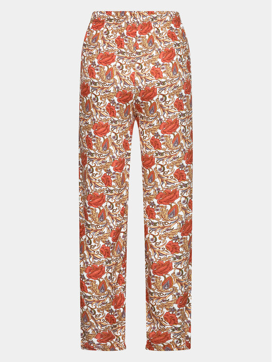 Selmark Selmark Pijama Flores P6973 Portocaliu Regular Fit