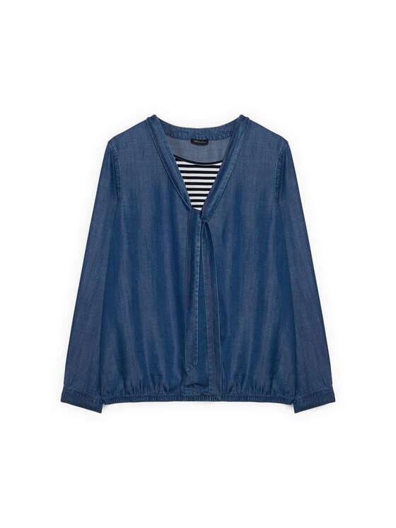 Fiorella Rubino Fiorella Rubino Blusa 2127T002513N024 Blu Boxy Fit