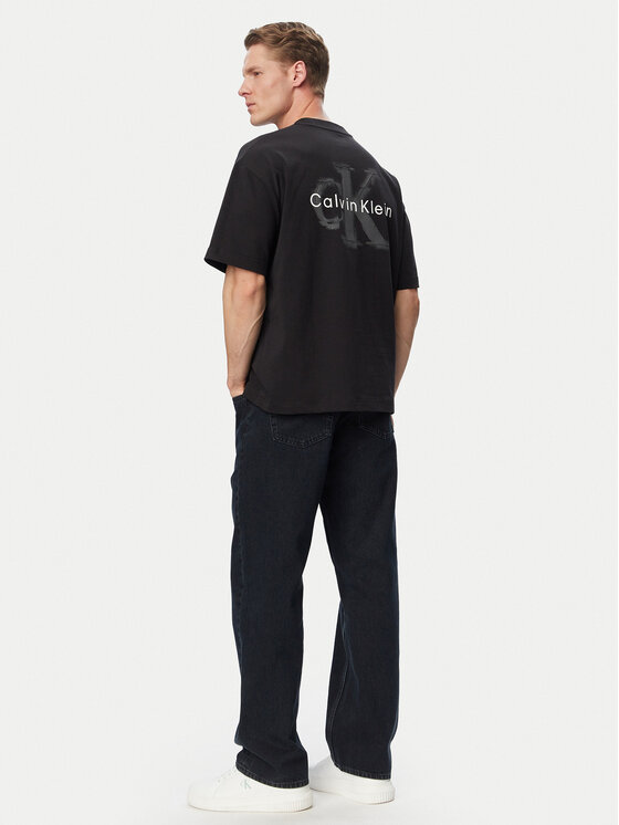 Calvin Klein Jeans Calvin Klein Jeans Tričko LV04RAB806 Čierna Oversize