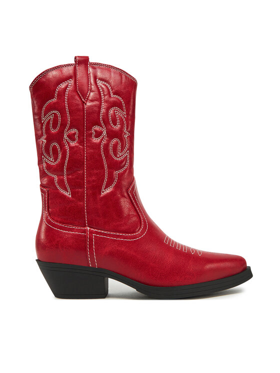 ONLY ONLY Stivali texani 15340931 Rosso
