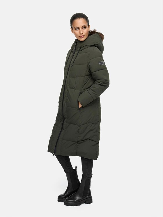 Navahoo Navahoo Kurtka zimowa Schokokuss Zielony Regular Fit