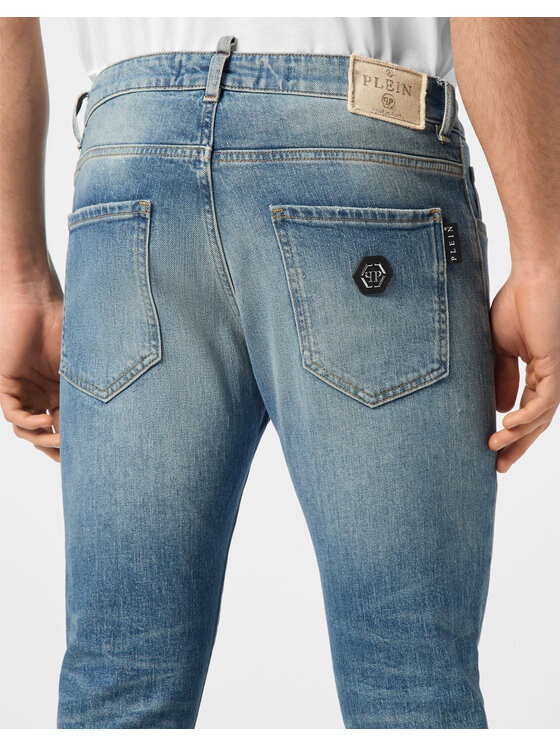 PHILIPP PLEIN PHILIPP PLEIN Jeansy 24863 Niebieski Skinny Fit
