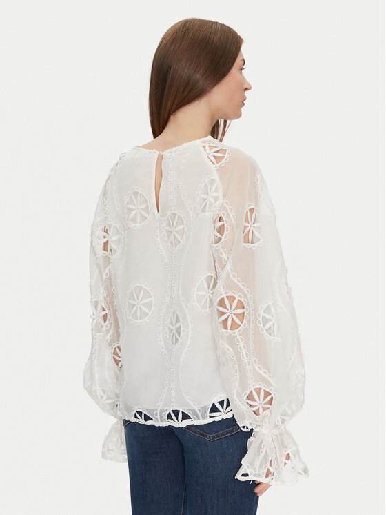 BARDOT BARDOT Bluse 59731TB Weiß Regular Fit
