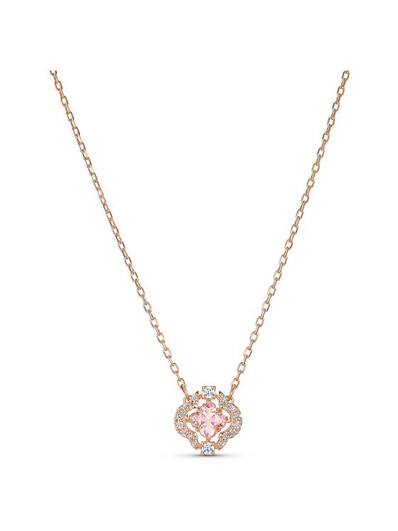 Swarovski Swarovski Naszyjnik Sparkling Dance 5514488 Różowe złoto