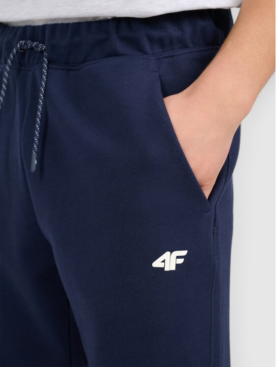 4F 4F Spodnie dresowe 4FWMM00TTROM1673 Granatowy Active Fit