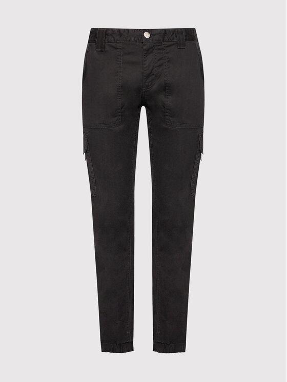 Tommy Jeans Tommy Jeans Stoffhose Scanton DM0DM09660 Schwarz Slim Fit