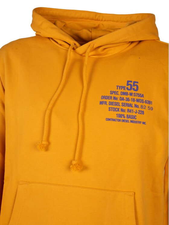 Diesel Diesel Μπλούζα A06500-0HAYT Πορτοκαλί Regular Fit