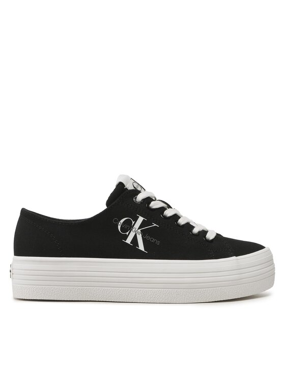 Calvin Klein Jeans Calvin Klein Jeans Tenisky Vulc Flatform Essential Mono YW0YW01030 Černá