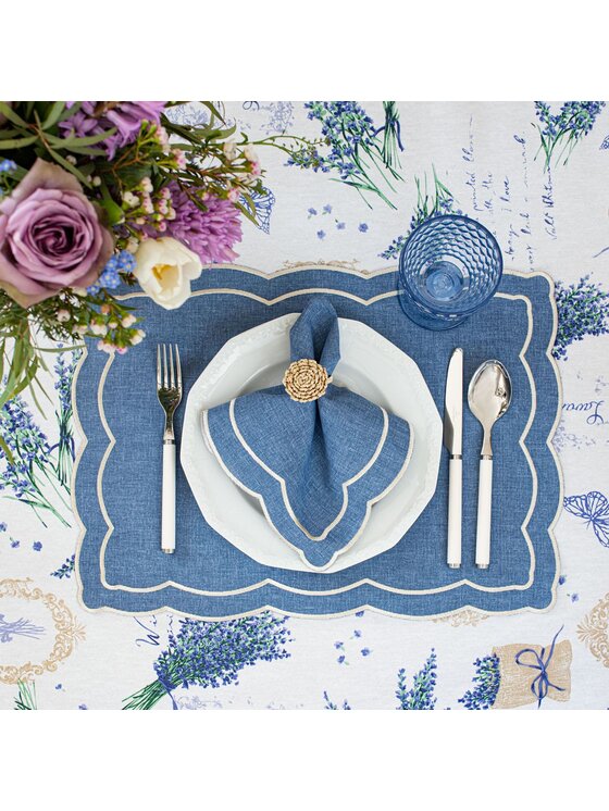 Roseberry Home Roseberry Home Obrus Lavender Niebieski