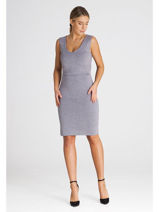 FIGL FIGLFIGL Vestito M979 Grigio Regular Fit