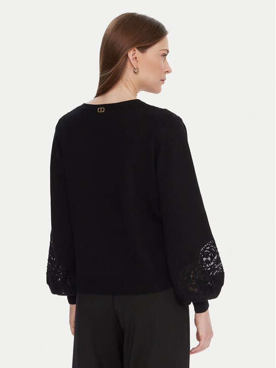 TWINSET TWINSET Пуловер 252TT3440 Черен Regular Fit