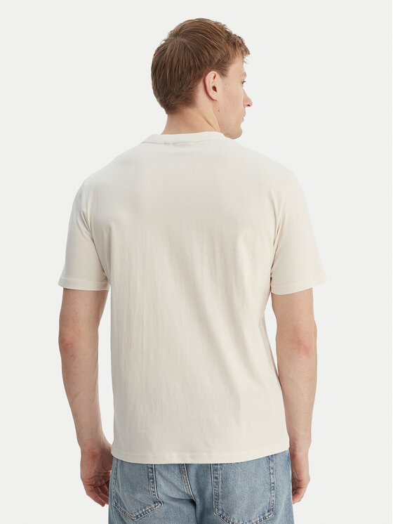 Napapijri Napapijri T-Shirt S-Phos NP0A4G5A Εκρού Relaxed Fit